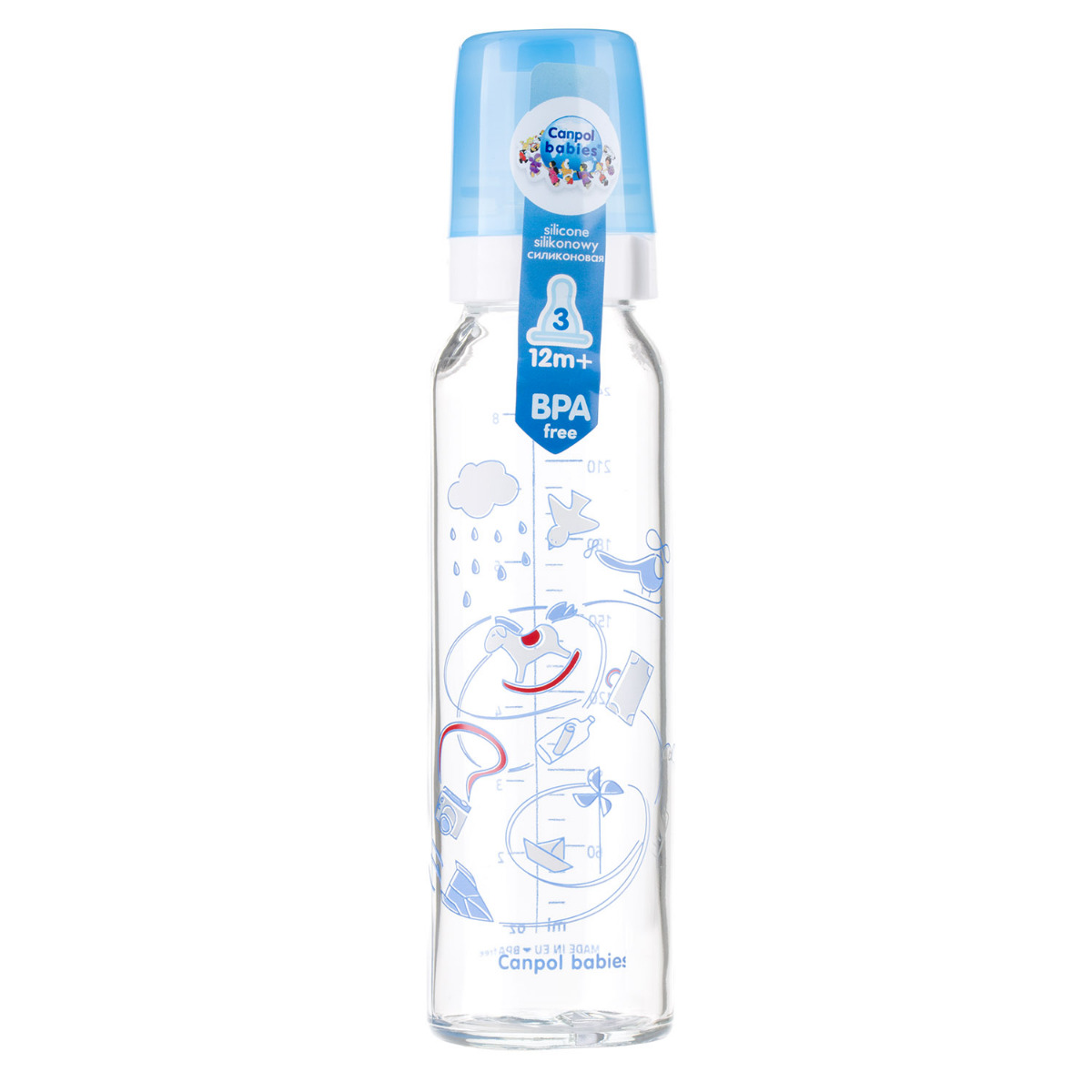Biberon sticla 240 ml cu desen 42/201 image 3
