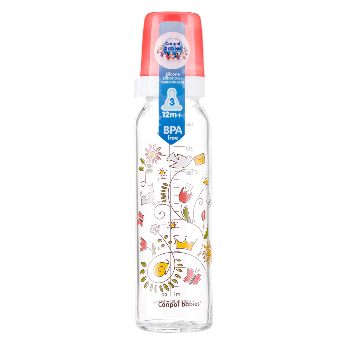 Biberon sticla 240 ml cu desen 42/201 image 13