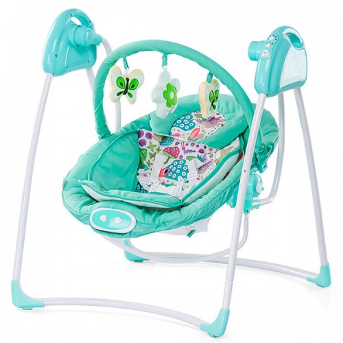 Leagan electric si balansoar Chipolino Paradise blue green