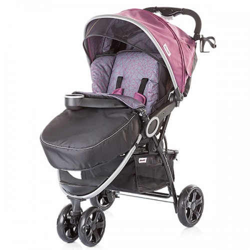 Carucior sport Chipolino Aldo purple cu husa de picioare