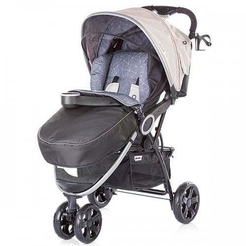 Carucior sport Chipolino Aldo beige cu husa de picioare image 3