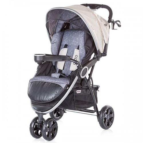 Carucior sport Chipolino Aldo beige cu husa de picioare image 4