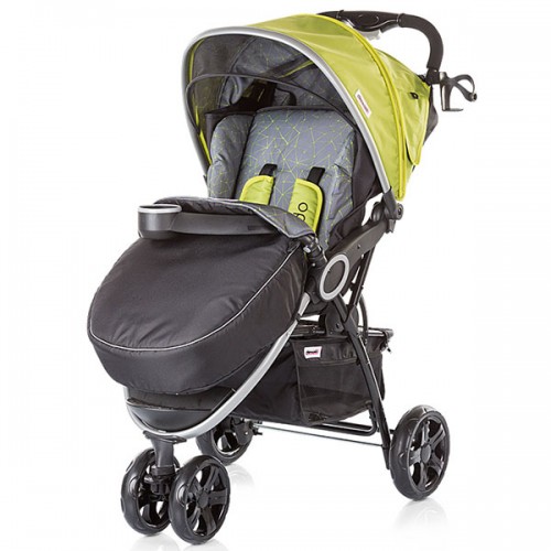 Carucior sport Chipolino Aldo lime cu husa de picioare image 2