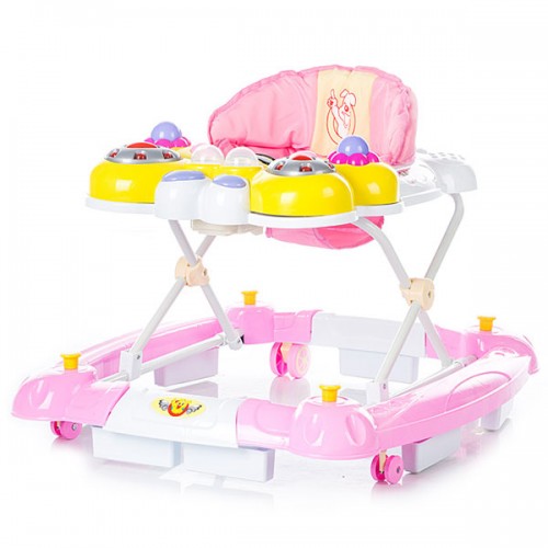 Premergator cu balansoar Chipolino Daisy pink