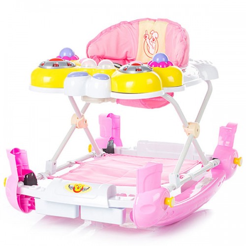 Premergator cu balansoar Chipolino Daisy pink image 1