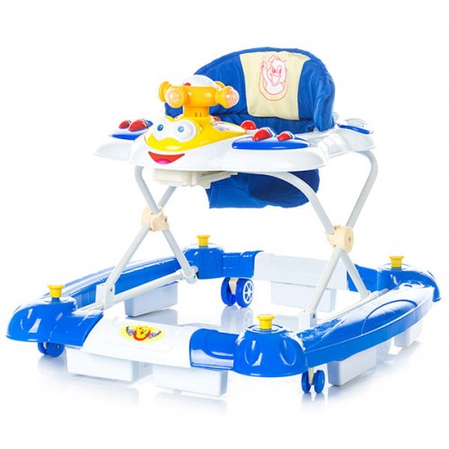 Premergator cu balansoar Chipolino Teddy blue