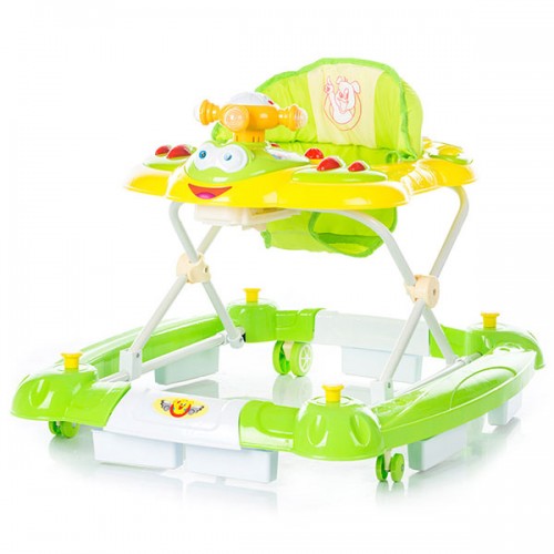 Premergator cu balansoar Chipolino Teddy green