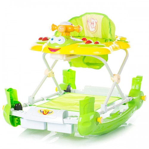 Premergator cu balansoar Chipolino Teddy green image 1
