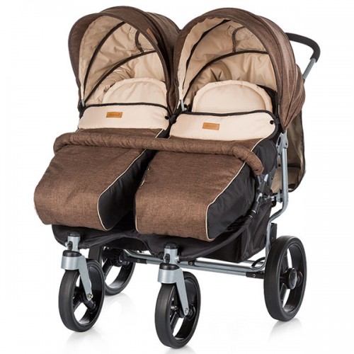 Carucior gemeni Chipolino Twix brown