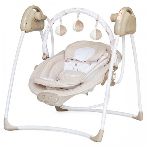 Leagan electric si balansoar Chipolino Paradise beige sheep