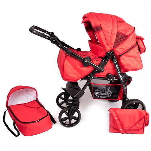 Carucior Hubners Tessa Lux 2 in 1 rosu