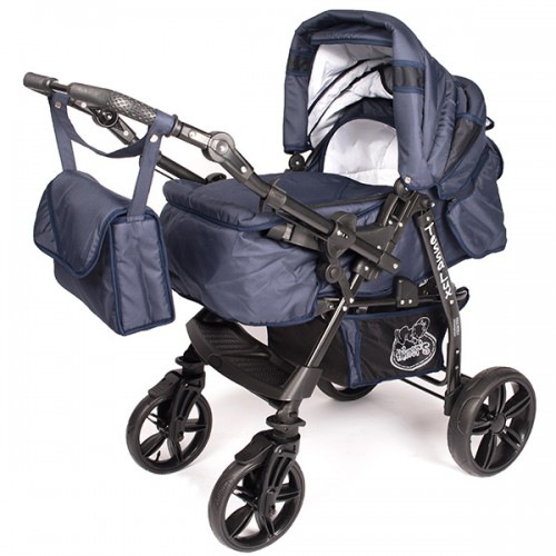 Carucior Hubners Tessa Lux 2 in 1 albastru image 2