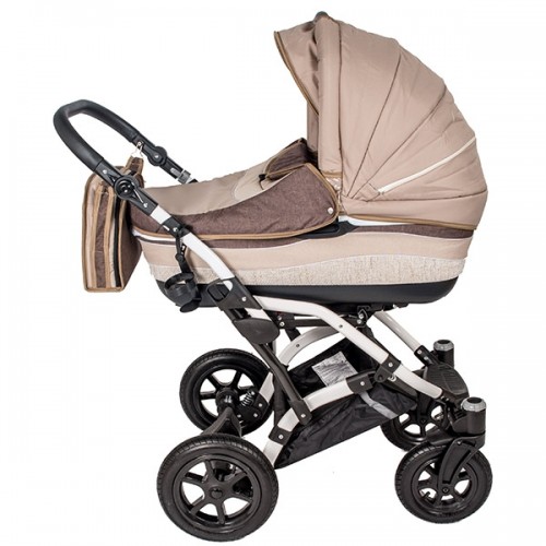 Carucior Hubners Dalia Lux 3 in 1 crem maro