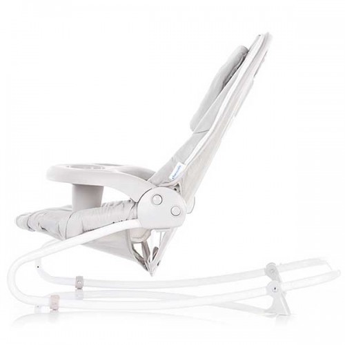 Leagan si balansoar electric Chipolino Serena cu telecomanda grey ribbon