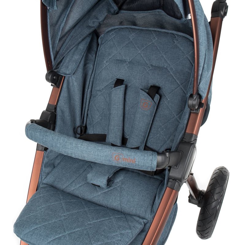 Gmini Carucior sport cu roti gonflabile Trend Rifle Denim image 8