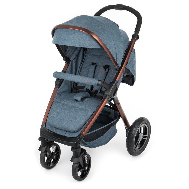 Gmini Carucior sport cu roti gonflabile Trend Rifle Denim image 13