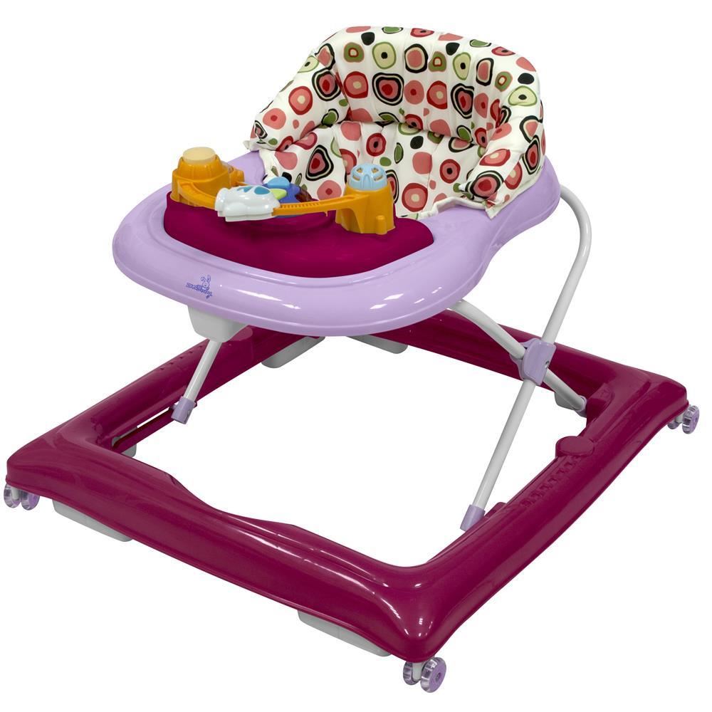 Premergator cu roti de silicon DHS Snappy  violet