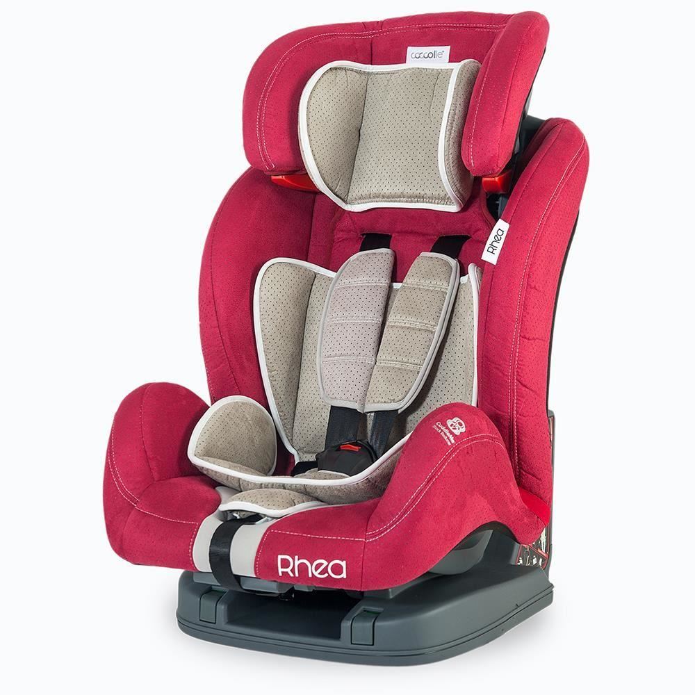 Scaun auto cu Isofix grupa 9-36 kg Coccolle Rhea rosu