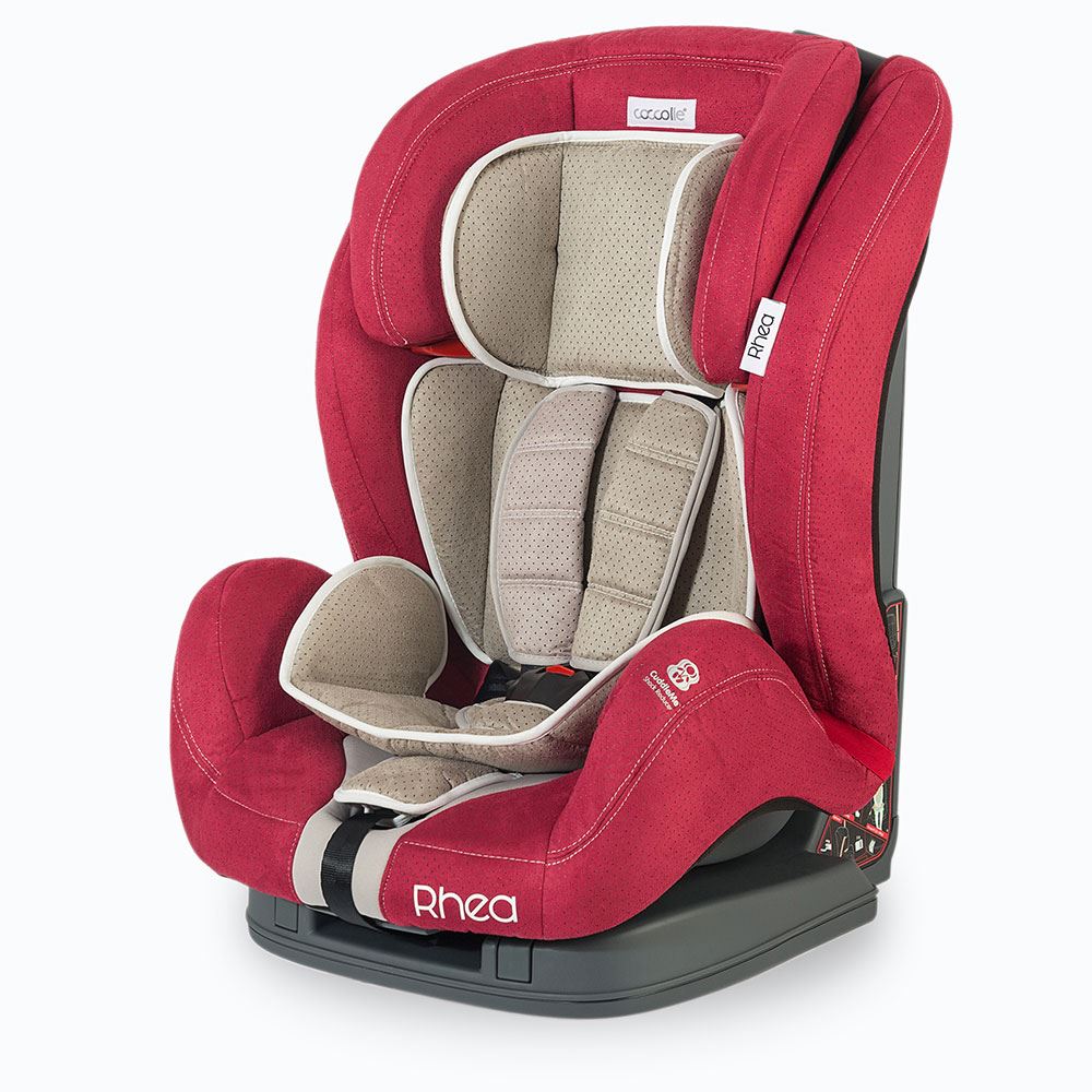 Scaun auto cu Isofix grupa 9-36 kg Coccolle Rhea rosu image 1