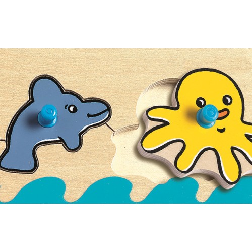 Puzzle cu buton  Oceanul