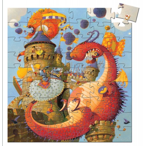 Puzzle Djeco Cavalerul si Dragonul image 1