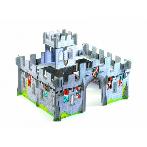 Castel medieval Djeco machetă 3D image 1