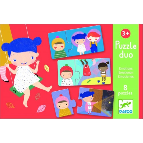 Puzzle duo Djeco emotii