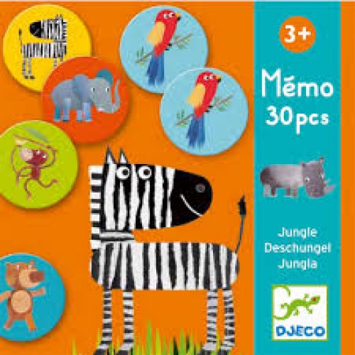 Joc memorie Djeco animale din junglă