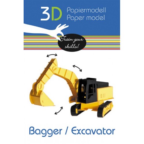 Excavator, machetă 3D Fridolin image 1