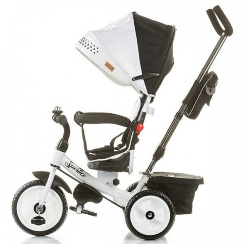 Tricicleta Chipolino Sportico white black image 2
