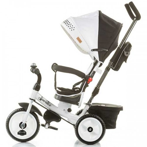 Tricicleta Chipolino Sportico white black image 5