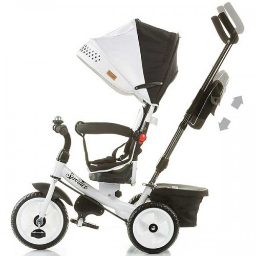 Tricicleta Chipolino Sportico white black image 6