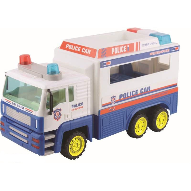 Camion de politie pentru copii Serve & Protect
