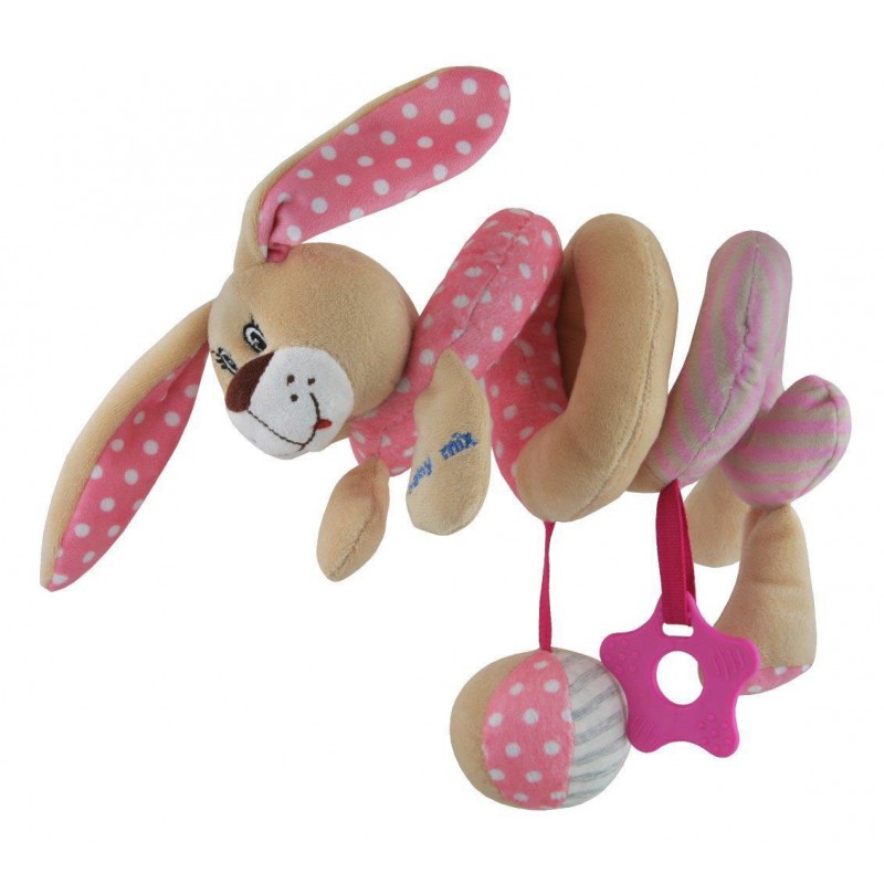 Spirala cu jucarii Pink Bunny