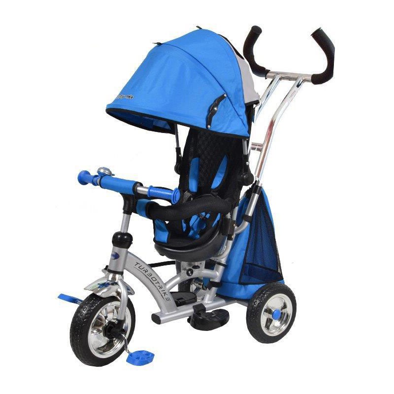 Tricicleta cu sezut reversibil Sunrise Turbo Trike Blue