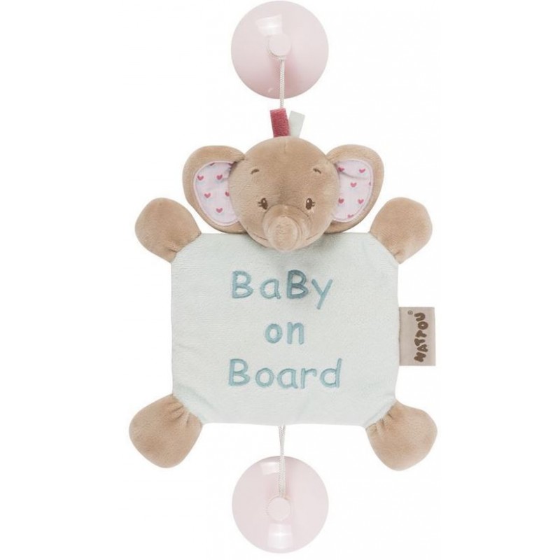 Semn de avertizare Baby on Board Elefantelul Rose