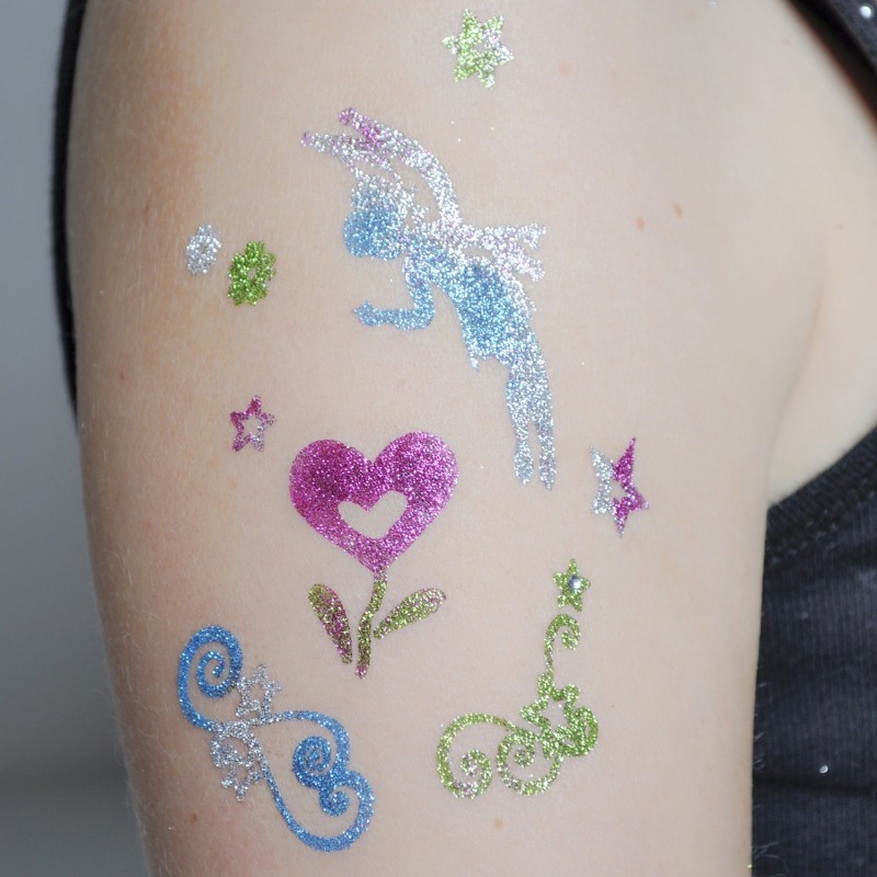 Joc pentru tatuare cu sclipici Glitza Mia and Me image 4