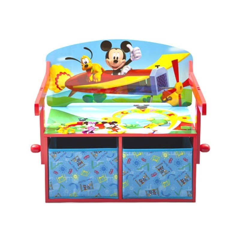Mobilier 2 in 1 pentru depozitare jucarii Disney Mickey Mouse   image 1