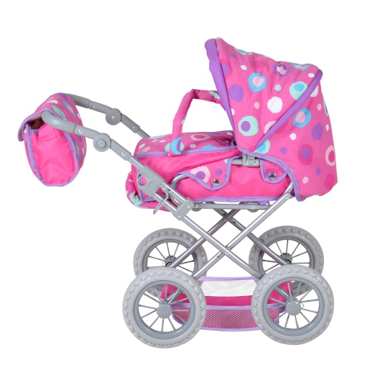 Carucior 2 in 1 pentru papusi Ruby Pink Splash image 2