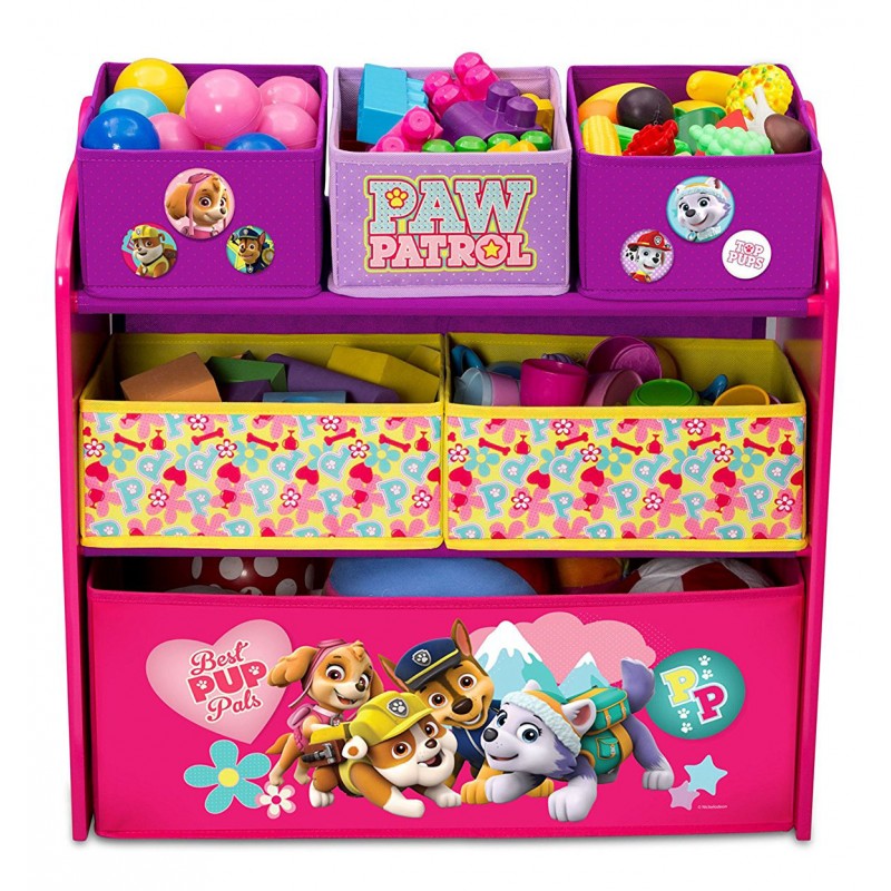 Organizator jucarii cu cadru din lemn Paw Patrol Girl image 1