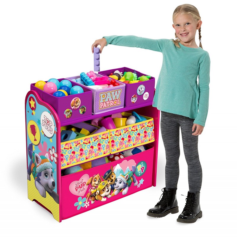 Organizator jucarii cu cadru din lemn Paw Patrol Girl image 4