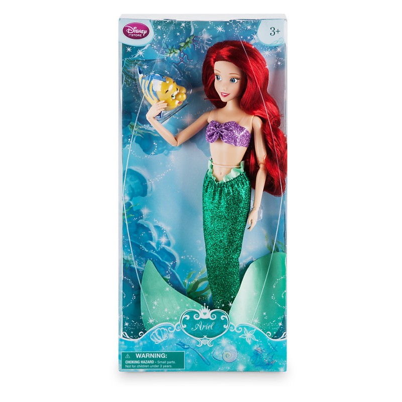 Papusa Disney Ariel Mica Sirena cu animal de companie image 2