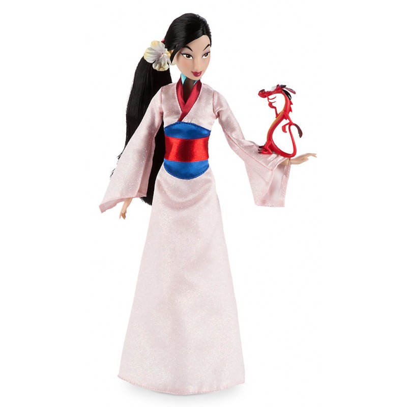 Papusa Disney Mulan cu animal de companie