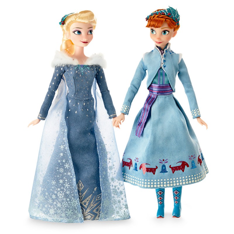 Set papusi Elsa si Anna din Olaf's Frozen Adventure