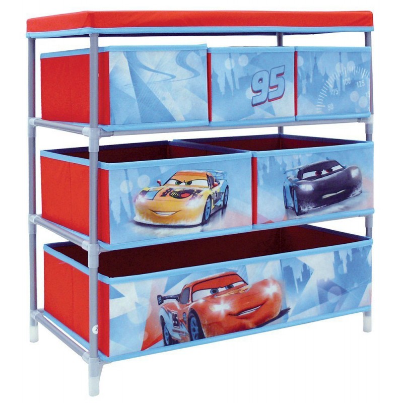 Organizator jucarii cu structura metalica Disney Cars