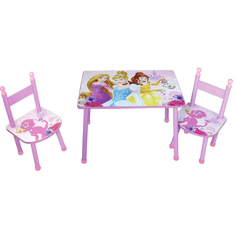 Set masuta si 2 scaunele Disney Princess