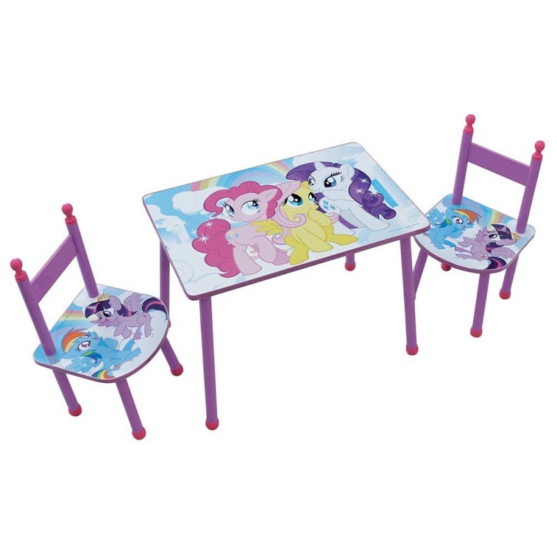 Set masuta si 2 scaunele My Little Pony