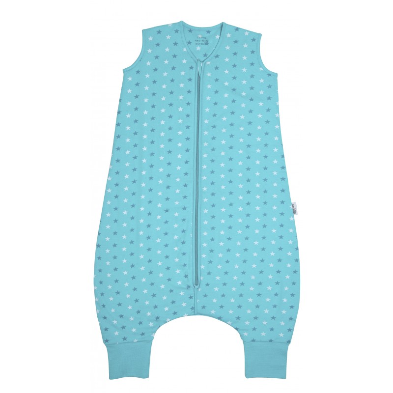 Sac de dormit cu picioruse Teal Stars 18-24 luni 3.5 Tog