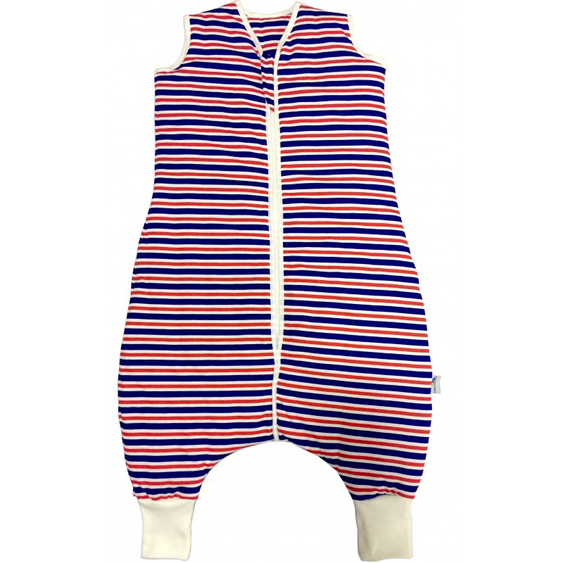 Sac de dormit cu picioruse Navy Red Stripes 2-3 ani 1.0 Tog