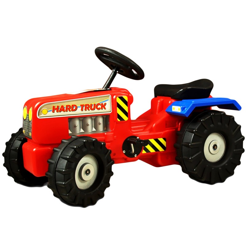 Tractor cu pedale si remorca Hard Truck red image 1